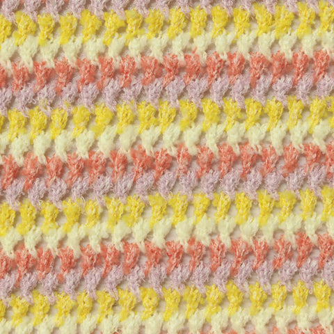 Yellow Horizontal-Stripe Jacquard, Polyester