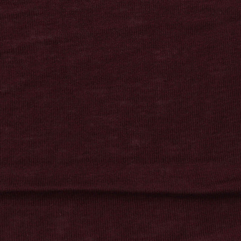 Tencel Lyocell Wool Rib Knit Fabric, 140 gsm, 170 cm — Red