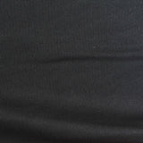 Polyester Stretch Ponte Knit Fabric, 340 gsm, 165 cm — Black