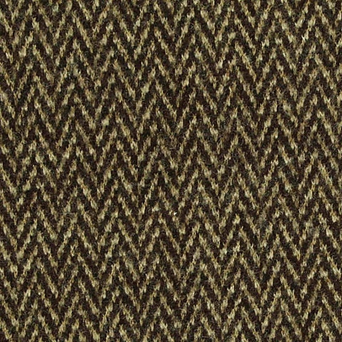 Brown Herringbone Jacquard, Poly-Viscose