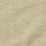 Heather Brushed Polyester Cotton Rib Knit Fabric, 300 gsm, 158 cm — Beige