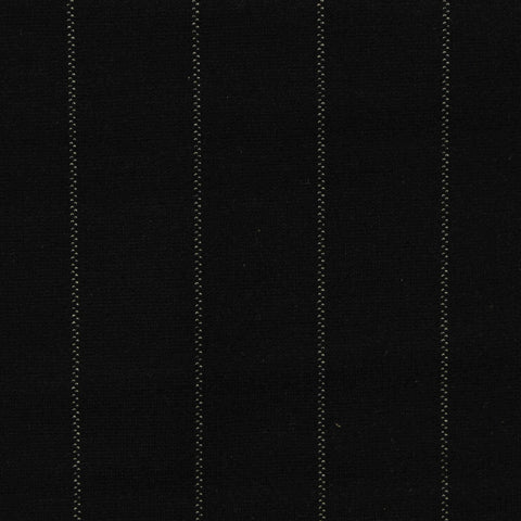 Light Grey Vertical-Stripe Ponte Knit, Poly-Viscose, 320 gsm