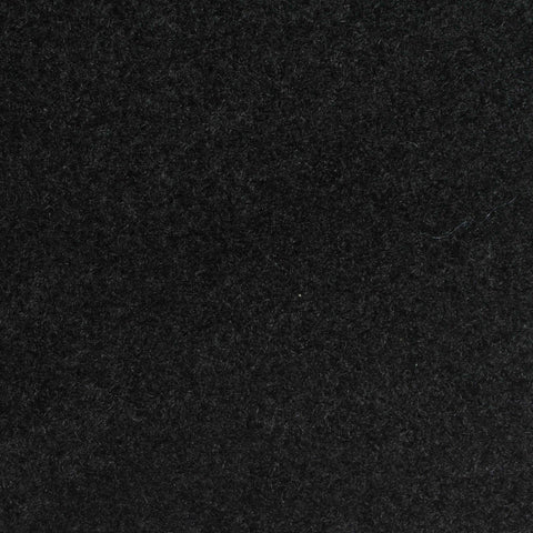 100% Polyester Knit Fabric, 415 gsm, 150 cm — Black