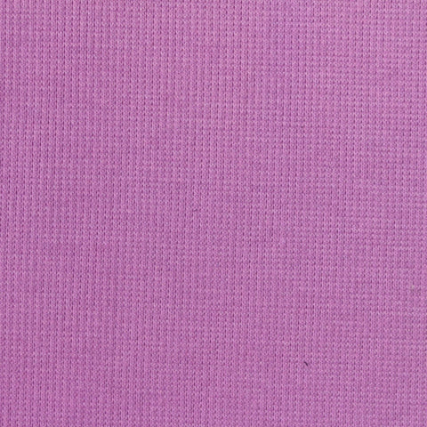 Polyester Cotton Stretch Rib Knit Fabric, 320 gsm — Purple