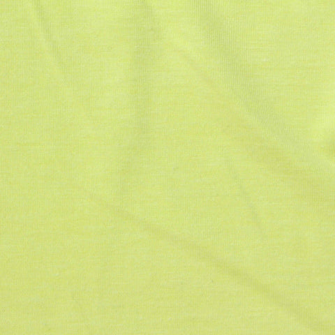 Polyester Cotton Blend Jersey Knit Fabric, 185 gsm, 155 cm — Yellow