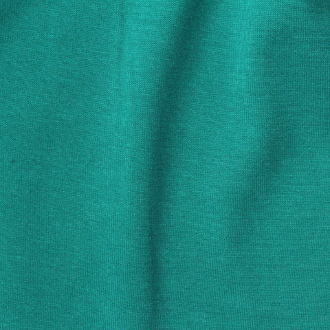 Polyester Cotton Blend Jersey Knit Fabric, 165 gsm, 180 cm — Green