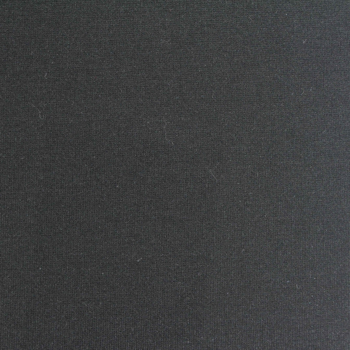 Viscose Nylon Stretch Ponte Knit Fabric, 420 gsm, 155 cm — Black