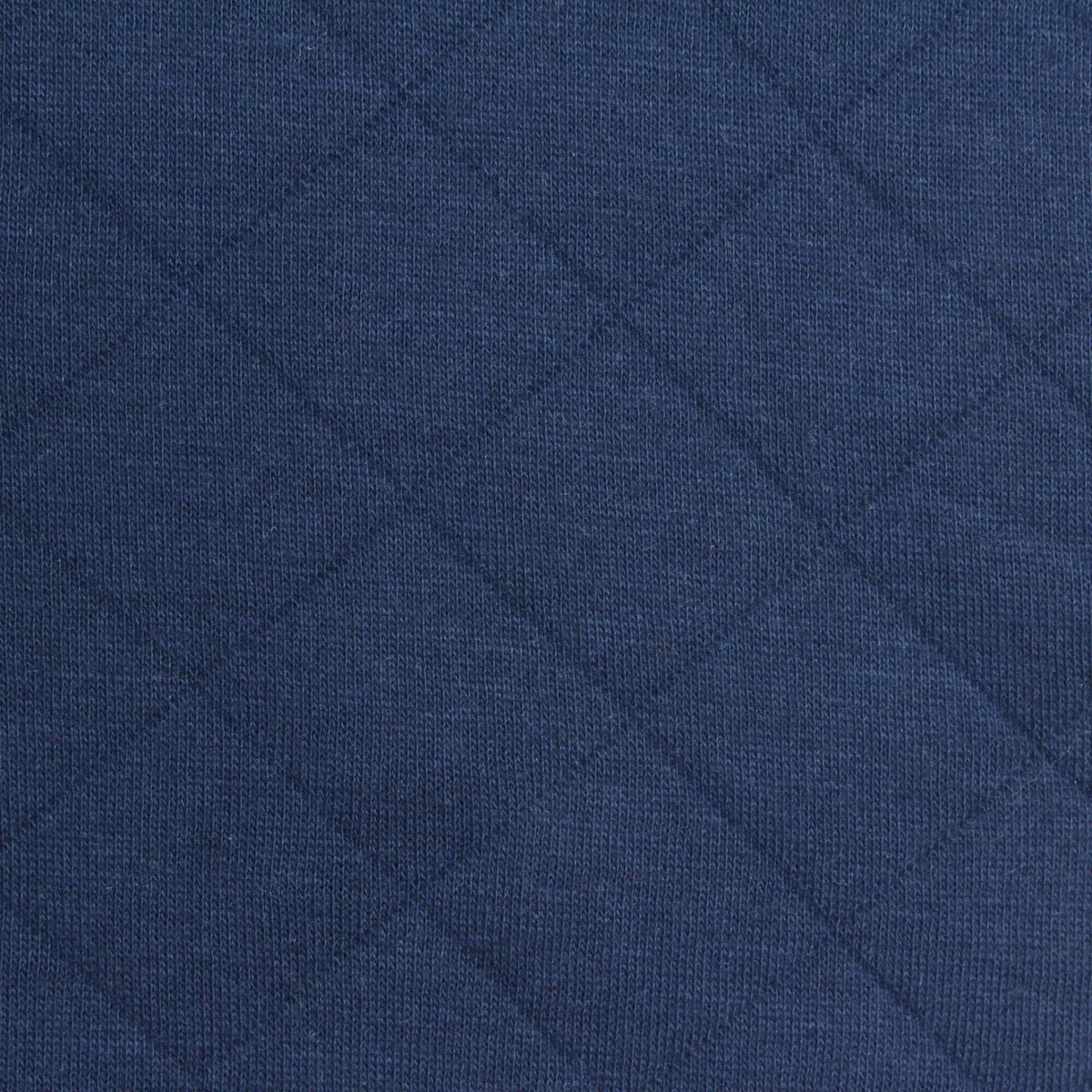 Navy Diamond Jacquard, Poly-Cotton
