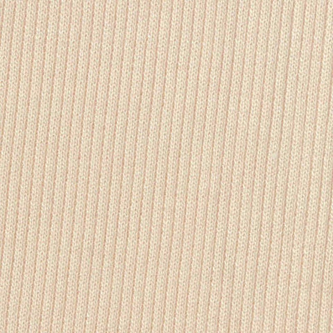 Acrylic Viscose Stretch Rib Knit Fabric, 338 gsm, 126 cm — Beige