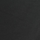 Polyester Cotton Blend Jersey Knit Fabric, 190 gsm, 180 cm — Black
