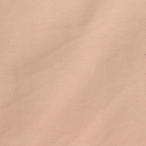 Brushed Cotton Polyester Stretch Knit Fabric, 253 gsm, 170 cm — Beige