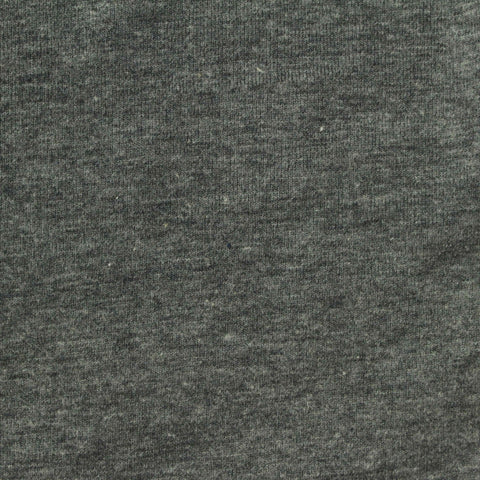 Dark Grey Marl Jersey Knit, Poly-Cotton, 177 gsm
