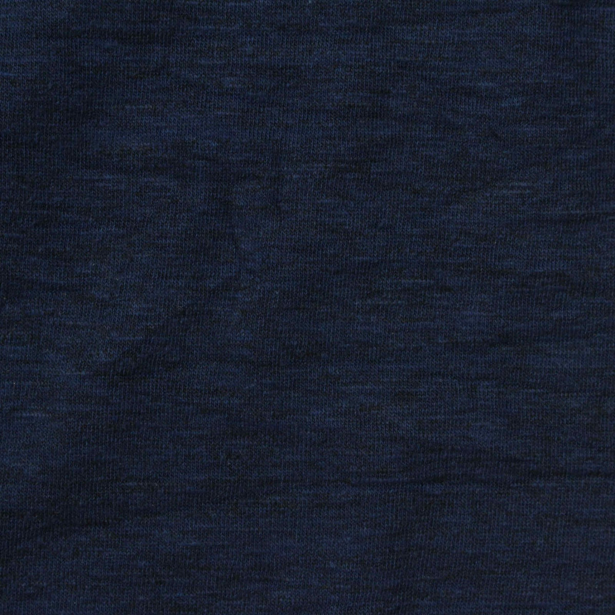 Dark Blue Marl Jersey Knit, Cotton-Poly, 173 gsm