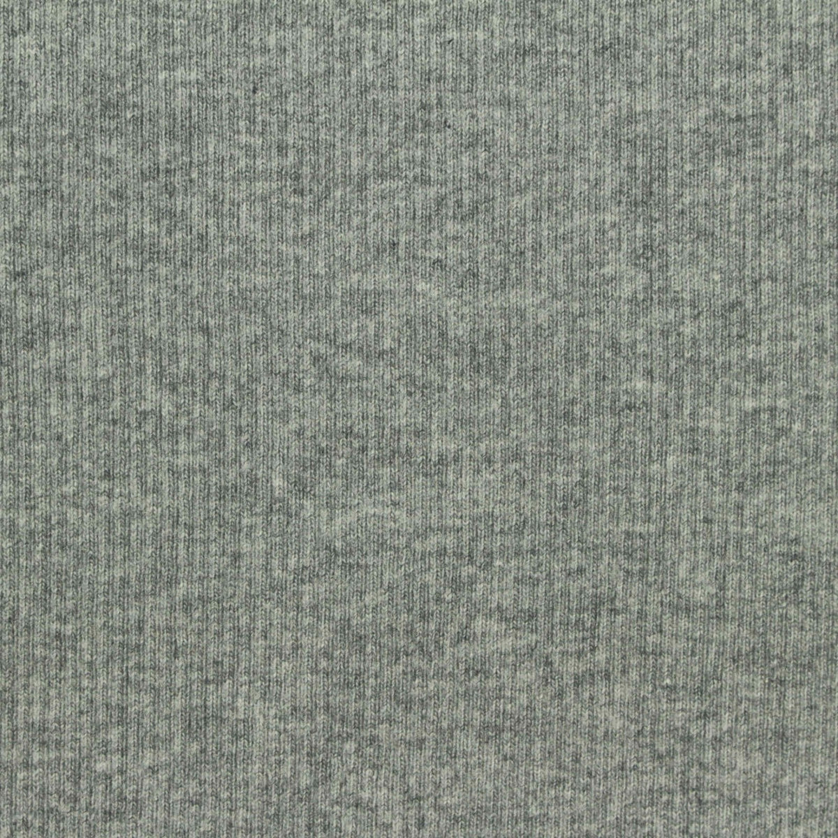 Heathered Grey Marl Rib Knit, Cotton