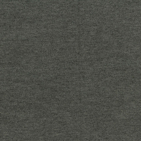 Dark Grey Heathered-Marl Interlock Knit, Poly-Spandex