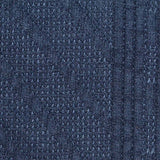 Dark Blue Tone-on-Tone Interlock Knit, Polyester — texture
