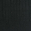 Polyester Viscose Stretch Rib Knit Fabric, 325 gsm, 130 cm — Black