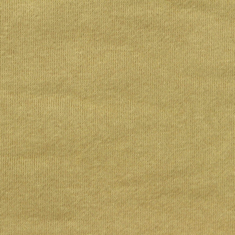 Brushed Cotton Polyester French Terry Fabric, 280 gsm, 176 cm — Khaki