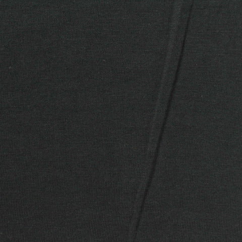 Polyester Cotton Jersey Knit Fabric, 133 gsm, 182 cm — Black