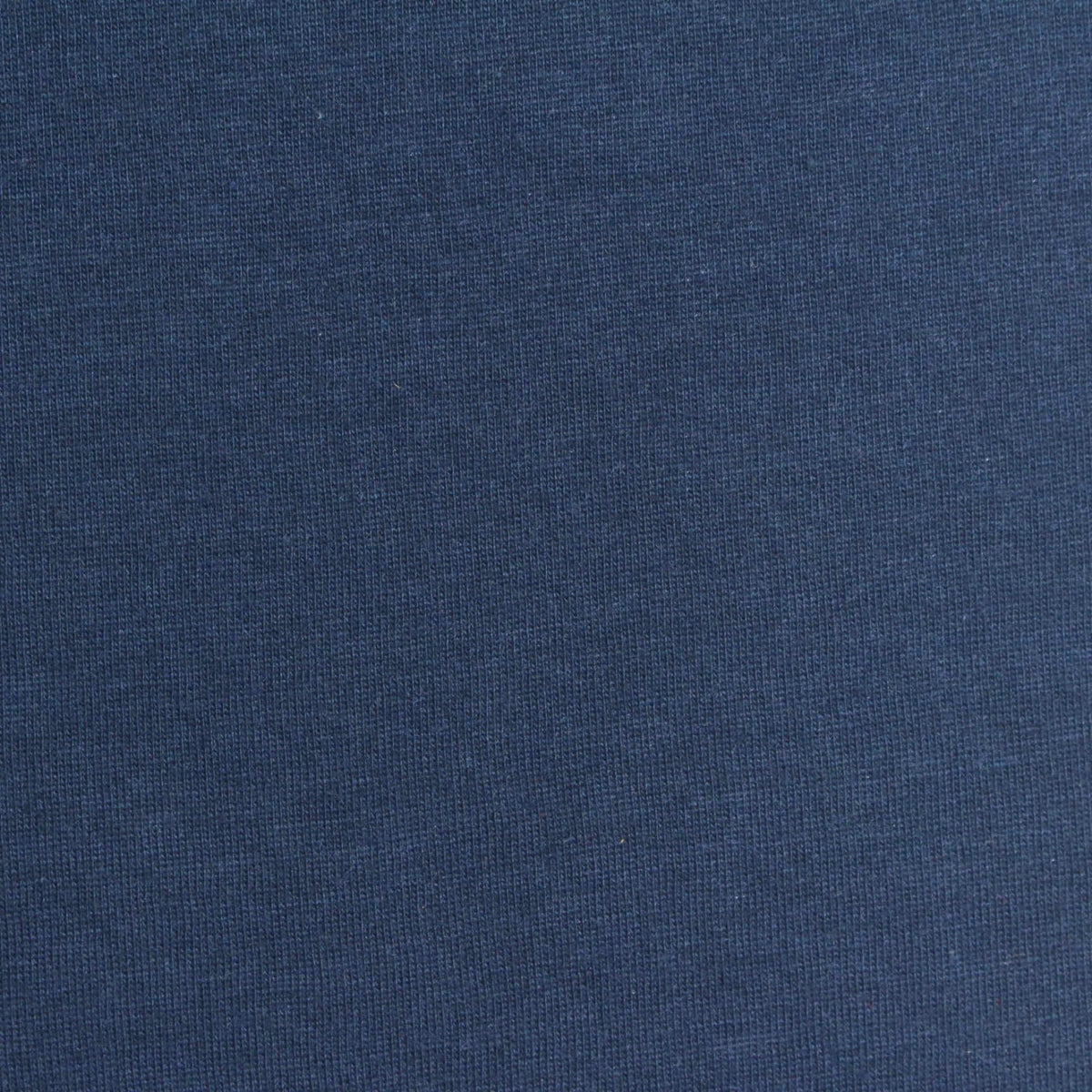 Polyester Cotton Jersey Knit Fabric, 136 gsm, 154 cm — Navy