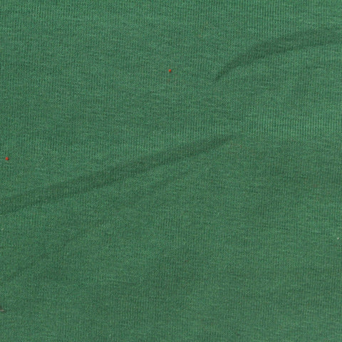 Cotton Polyester Stretch Rib Knit Fabric, 310 gsm, 146 cm — Green
