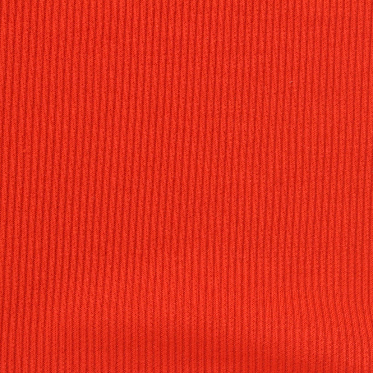 Polyester Stretch Rib Knit Fabric, 290 gsm, 158 cm — Red
