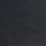 Cotton Piqué Knit Fabric, 372 gsm, 176 cm — Black