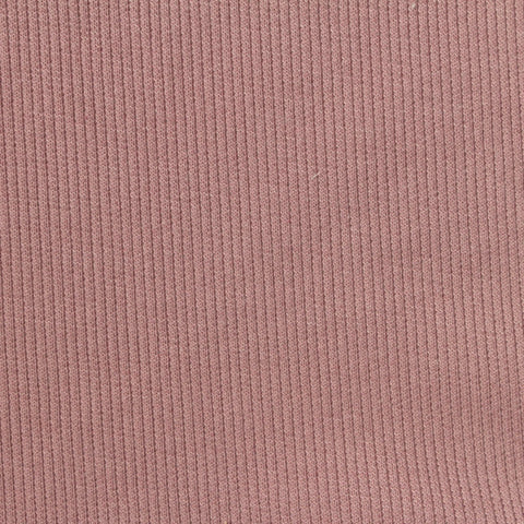 Polyester Stretch Rib Knit Fabric, 360 gsm, 125 cm — Pink