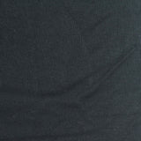Cotton Polyester Rib Knit Fabric, 284 gsm, 170 cm — Black