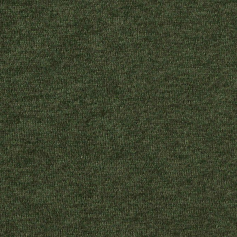 Dark Green Heathered-Marl Jersey Knit, Polyester, 185 gsm