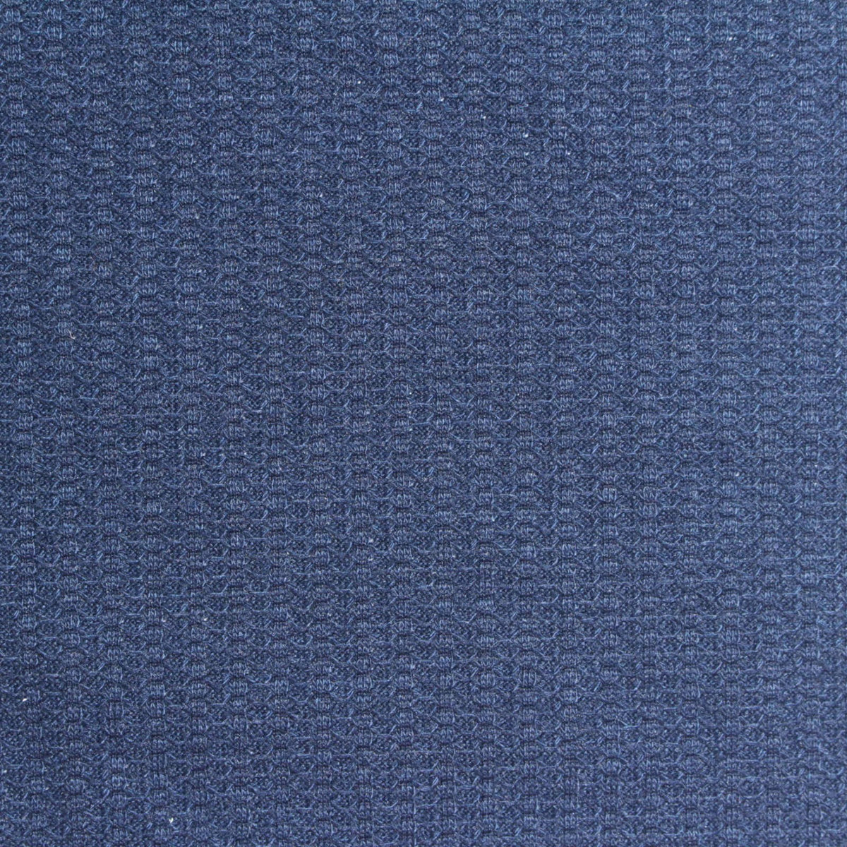 Jacquard Polyester Stretch Rib Knit Fabric, 211 gsm, 190 cm — Navy