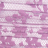 Purple Floral Lace, Polyester — texture