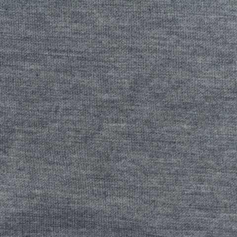 Grey Marl Rib Knit, Polyester, 219 gsm