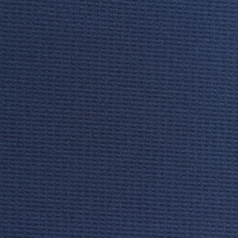 100% Polyester Waffle Knit Fabric, 218 gsm, 154 cm — Navy