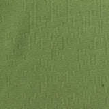 Cotton Polyester Stretch Rib Knit Fabric, 243 gsm, 186 cm — Green