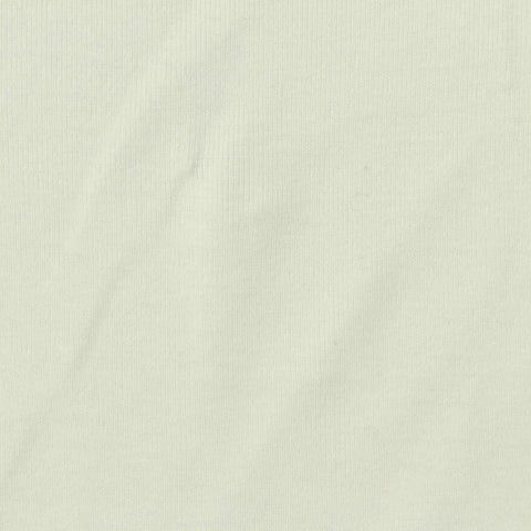 100% Cotton Rib Knit Fabric, 212 gsm, 180 cm — White