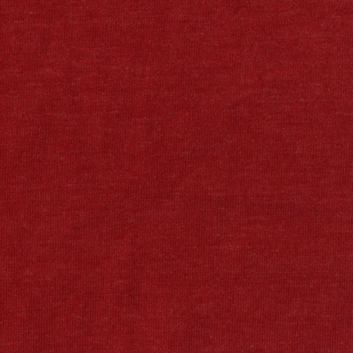 Heathered Red Marl Jersey Knit, Cotton-Poly