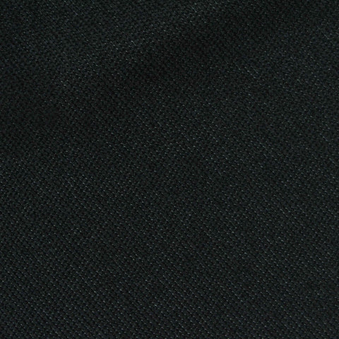 Yarn-Dyed 100% Polyester French Terry Fabric, 313 gsm, 182 cm — Black