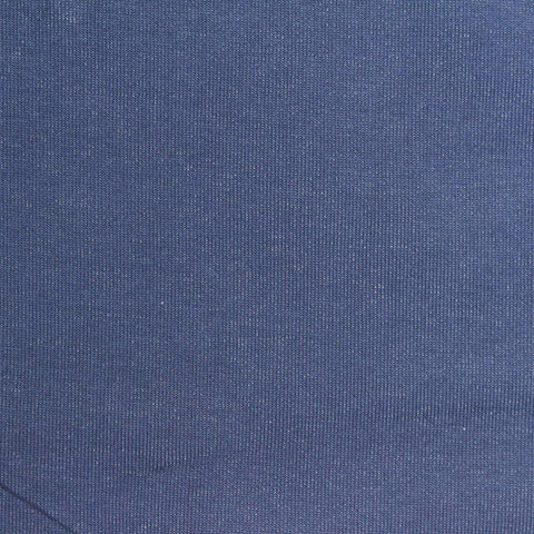 Blue Marl Scuba Knit, Poly-Cotton, 272 gsm