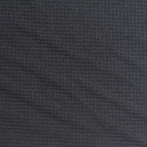 Dark Grey Marl Waffle Knit, Polyester, 240 gsm, 186 cm