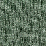 Heather Green Marl Rib Knit, Viscose-Poly — texture