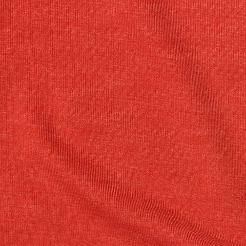 Orange Heathered-Marl Jersey Knit