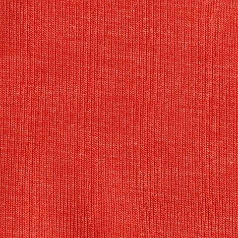 Orange Heathered-Marl Jersey Knit