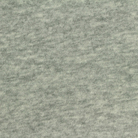Grey Heathered-Marl French Terry, Cotton-Poly, 236 gsm