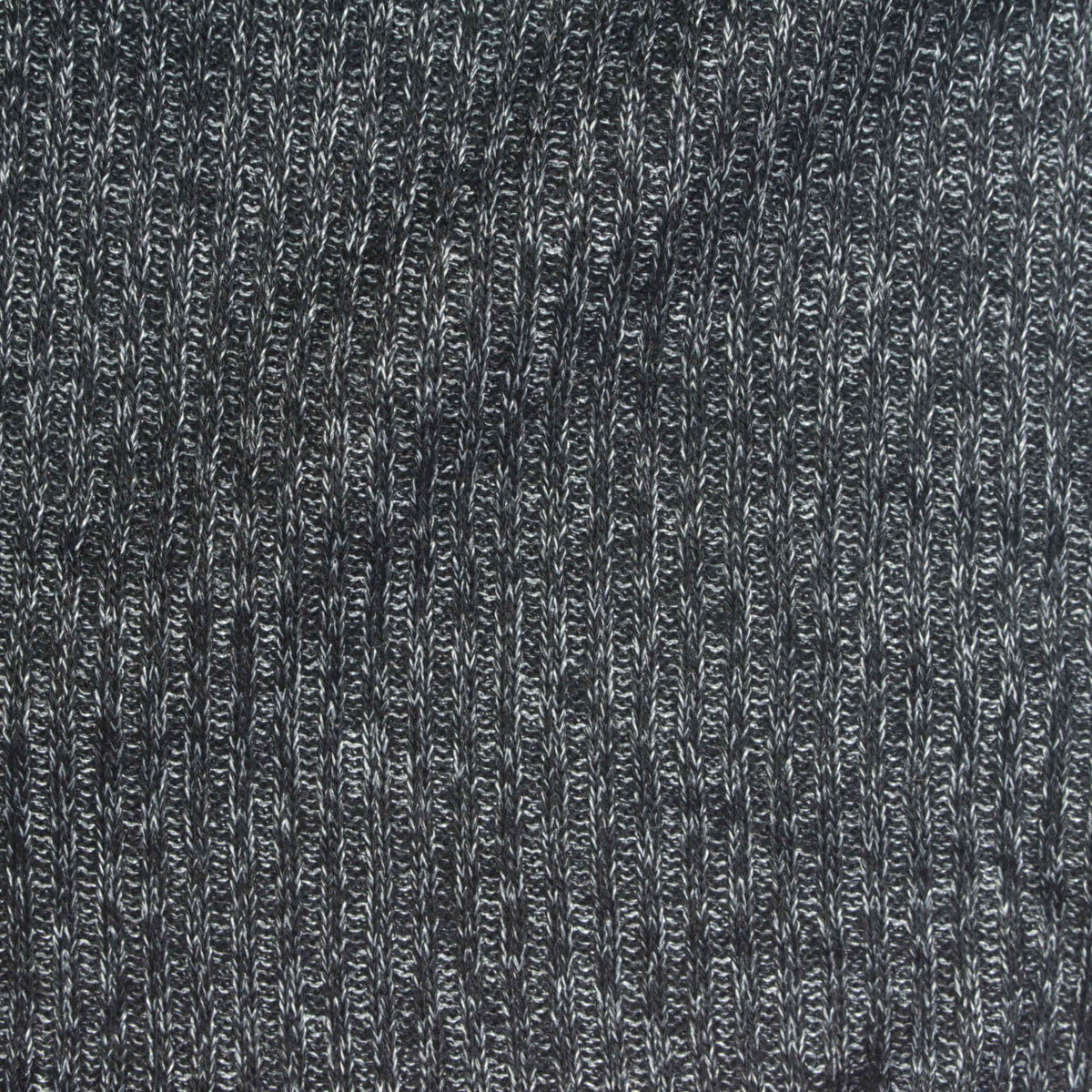 Dark Grey Marl Rib Knit, Viscose-Poly, 193 gsm