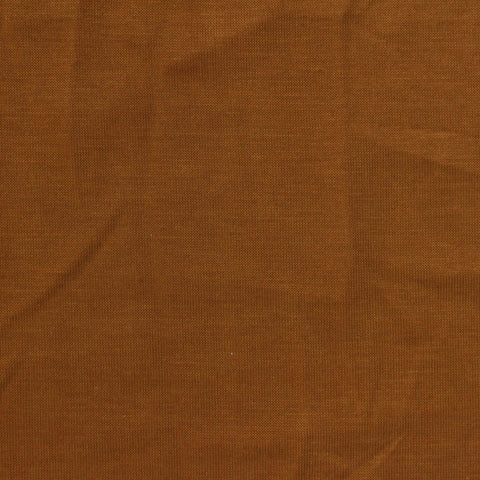 Modal Polyester Stretch Jersey Knit Fabric, 241 gsm, 168 cm — Brown