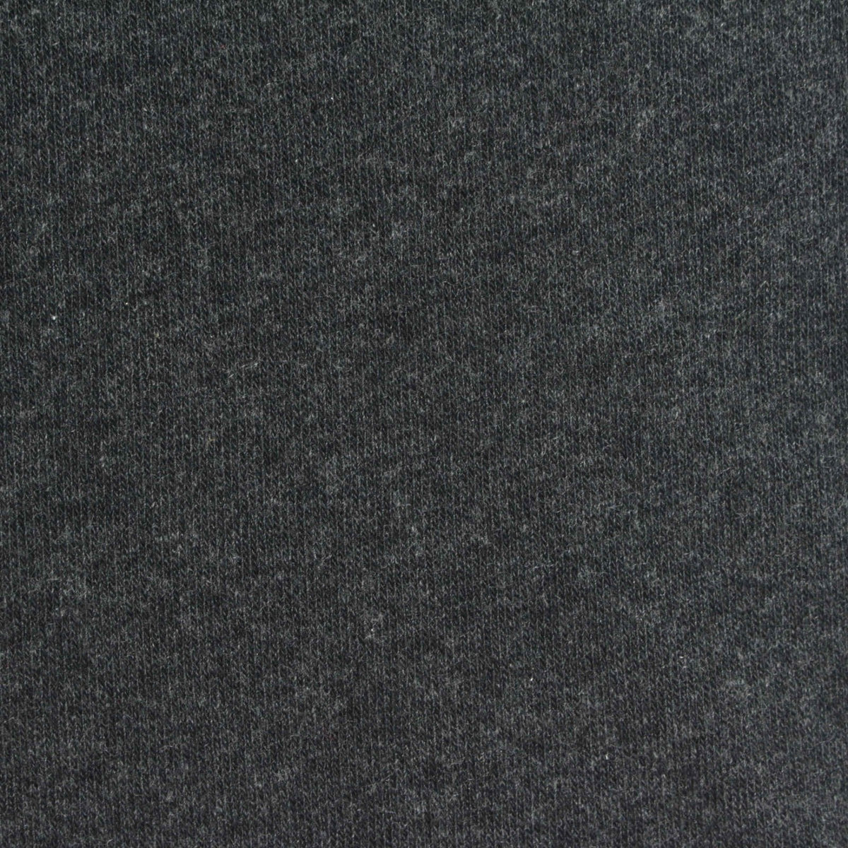 Dark Grey Heathered-Marl French Terry, Cotton-Poly, 222 gsm