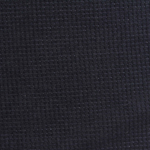 Polyester Stretch Waffle Knit Fabric, 306 gsm, 188 cm — Navy