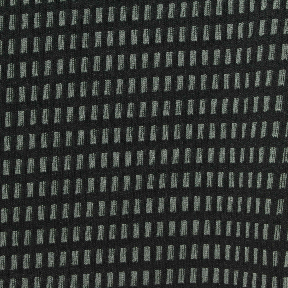 Plaid 100% Polyester Jersey Knit Fabric, 208 gsm, 160 cm — Black