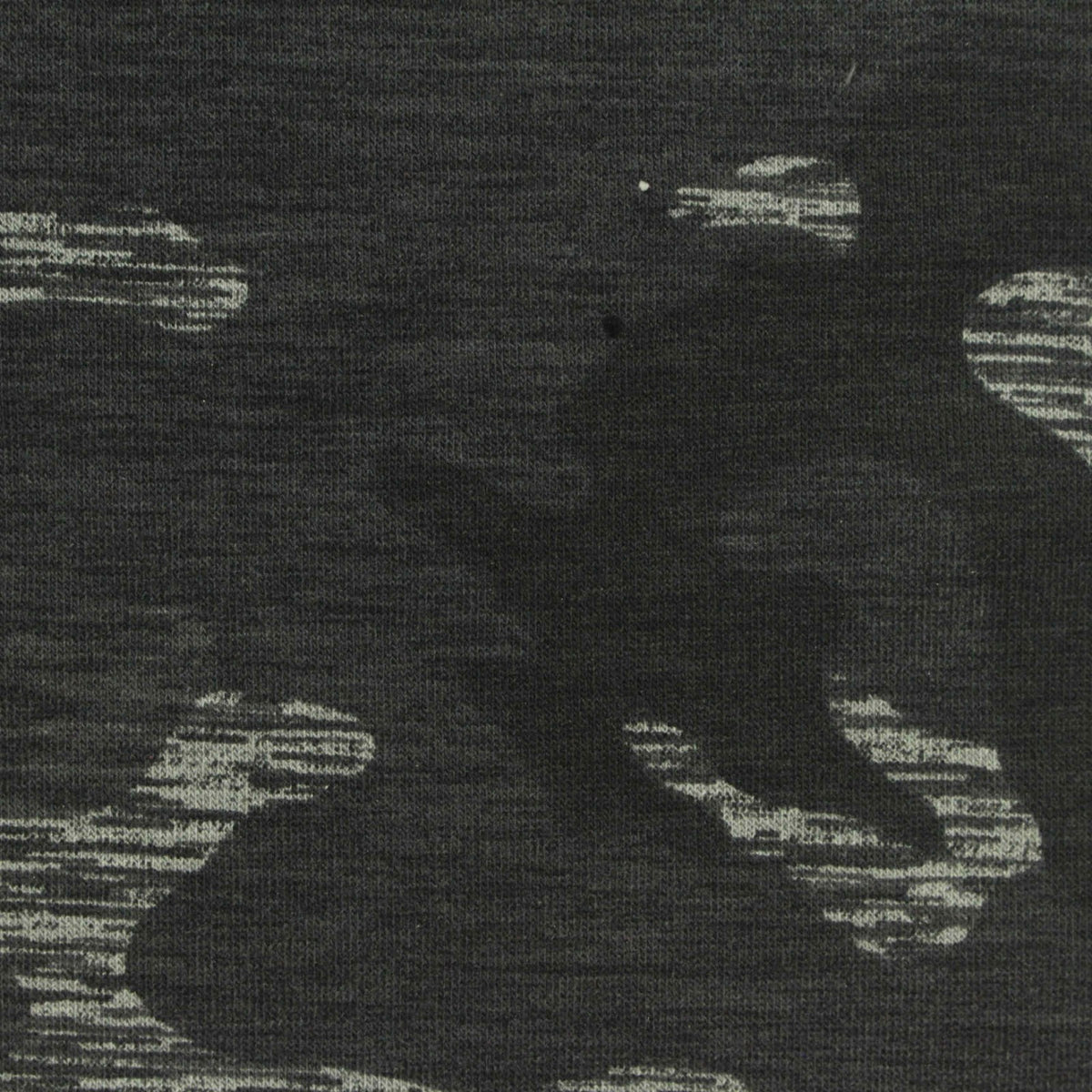 Dark Grey Camo French Terry, Polyester
